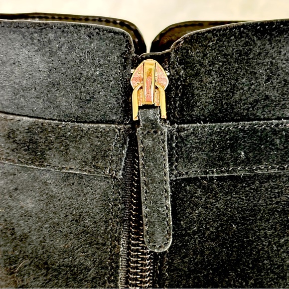 KATE SPADE Blaire Black Suede Leather Heeled Bootie--NEW--6.5 - Picture 7 of 16